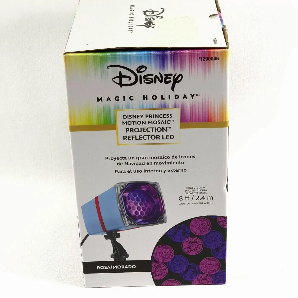 Disney Magic Holiday Princess Motion Mosaic Projection‎ Reflector LED Spotlight